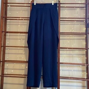 Jonathan Simkhai Split Pants with Hidden Pockets Size 6 Navy